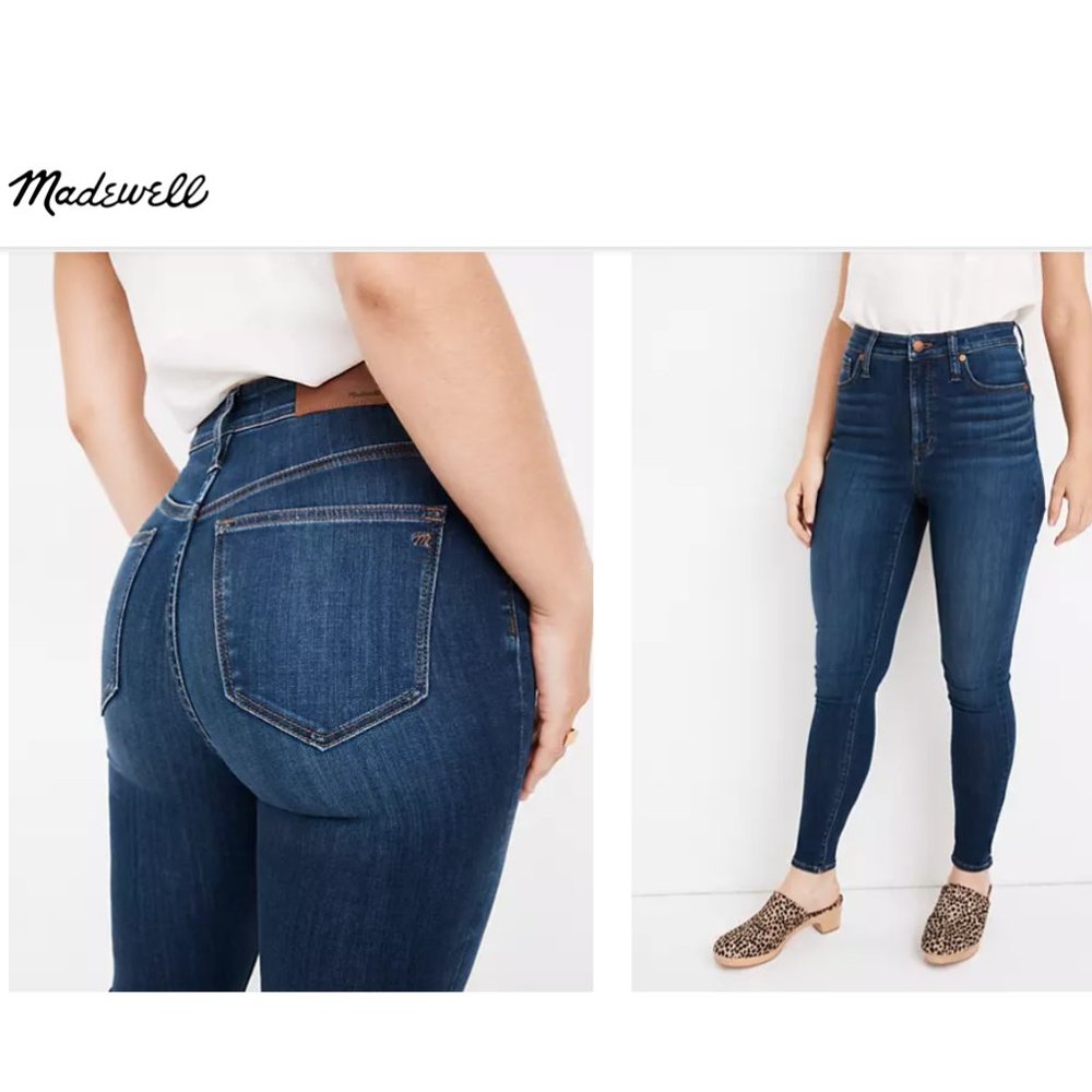 Madewell Curvy High-Rise Skinny Jeans High-Waisted Stretch
